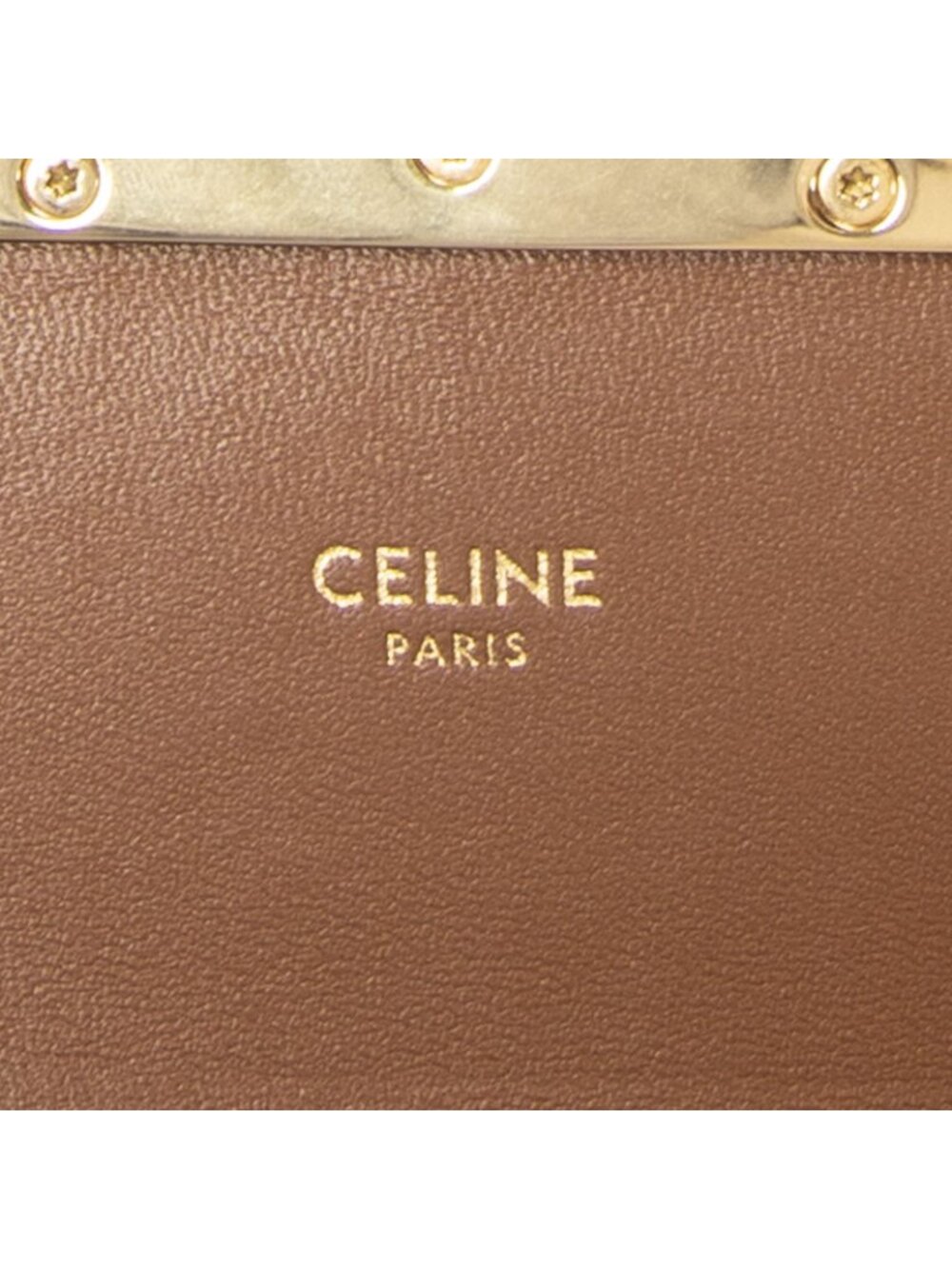 ★SOLD★ Celine Triomphe Claude Shoulder Bag Black Canvas - Picture 10 of 10